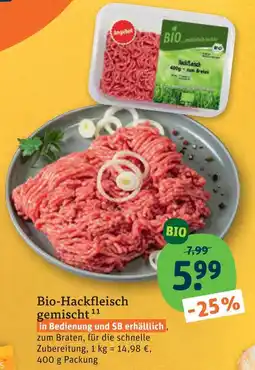 tegut Bio-hackfleisch gemischt Angebot
