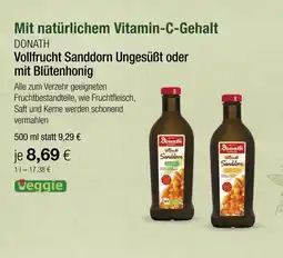 Vitalia Donath vollfrucht sanddorn ungesüßt oder mit blütenhonig Angebot