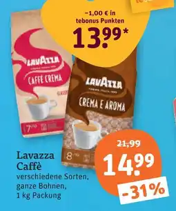 tegut Lavazza caffè Angebot