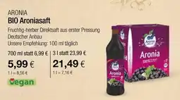 Vitalia Aronia bio aroniasaft Angebot
