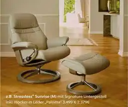 Segmüller Stressless sunrise (m) mit signature untergestell Angebot