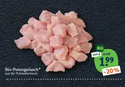 tegut Bio-putengulasch Angebot