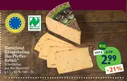 tegut Naturland käserebellen bio-pfeffer-rebell Angebot