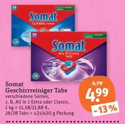 tegut Somat geschirrreiniger tabs Angebot