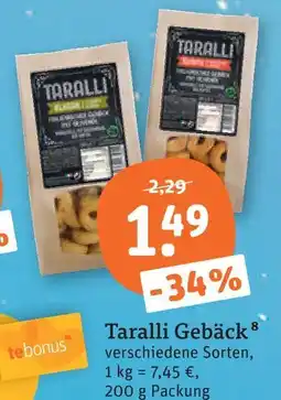 tegut Taralli gebäck Angebot