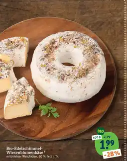 tegut Bio-edelschimmel-wiesenblumenkäse Angebot