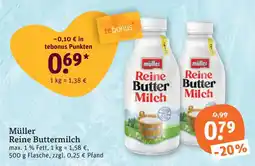 tegut Müller reine buttermilch Angebot