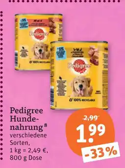 tegut Pedigree hundenahrung Angebot