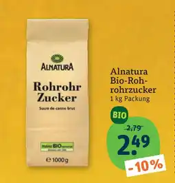 tegut Alnatura bio-rohrohrzucker Angebot