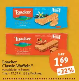 tegut Loacker classic-waffeln Angebot