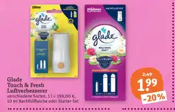 tegut Glade touch & fresh luftverbesserer Angebot