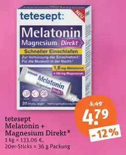 tegut Tetesept melatonin + magnesium direkt Angebot