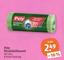 tegut Pely bioabfallbeutel Angebot