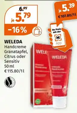 Müller Weleda handcreme granatapfel Angebot