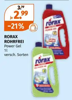 Müller Rorax rohrfrei power gel Angebot