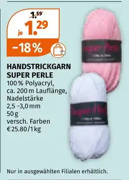 Müller Handstrickgarn super perle Angebot