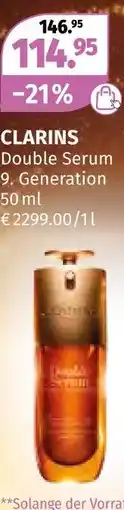Müller Clarins double serum 9. generation Angebot
