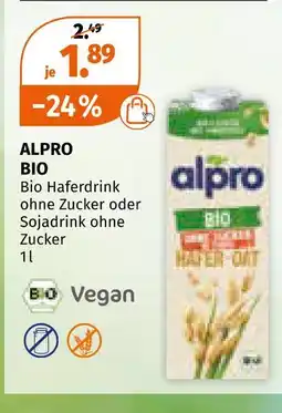 Müller Alpro bio haferdrink ohne zucker Angebot