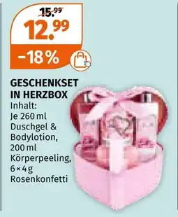 Müller Geschenkset in herzbox Angebot
