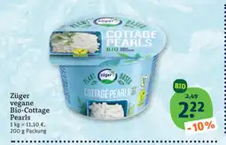 tegut Züger vegane bio-cottage pearls Angebot