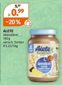 Müller Alete abendbrei Angebot