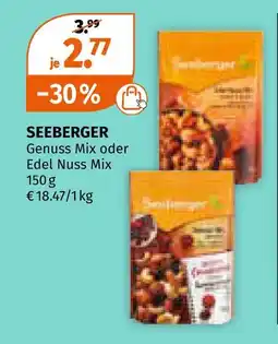 Müller Seeberger genuss mix oder edel nuss mix Angebot