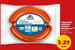 PENNY Mühlenhof delikatess schinken-fleischwurst Angebot