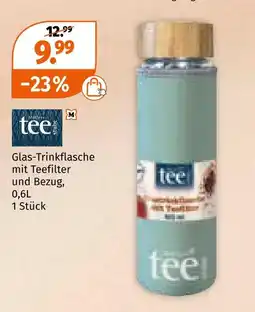Müller Müllers tee stube glas-trinkflasche mit teefilter und bezug Angebot