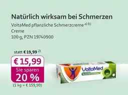 Mea Voltamed pflanzliche schmerzcreme Angebot