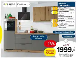 ROLLER Express küchen einbauküche Angebot