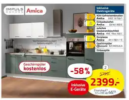 ROLLER Amica und impuls küchen einbauküche Angebot