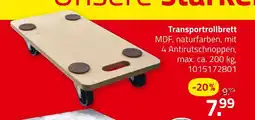 ROLLER Transportrollbrett Angebot