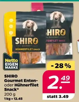 NETTO Shiro gourmet entenfilet snack Angebot
