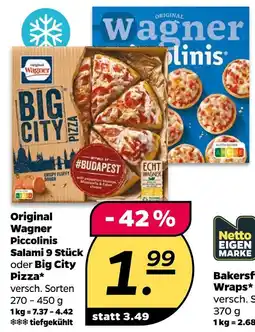 NETTO Original wagner piccolinis salami 9 stück Angebot