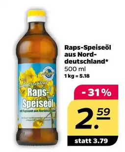 NETTO Raps-speiseöl Angebot