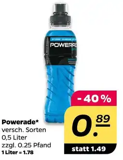 NETTO Powerade sportgetränke Angebot