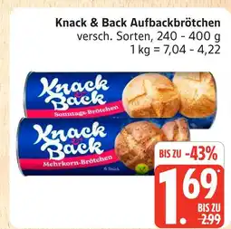 Marktkauf Knack & back sonntags-brötchen Angebot