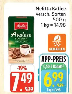 Marktkauf Melitta kaffee Angebot