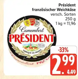 Marktkauf Président camembert französischer weichkäse Angebot
