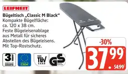 Marktkauf Leifheit bügeltisch classic m black Angebot