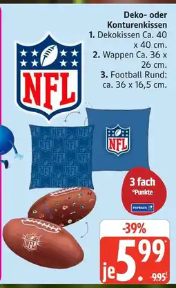 Marktkauf Nfl dekokissen Angebot
