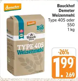 Marktkauf Bauckhof demeter weizenmehl type 405 oder 550 Angebot