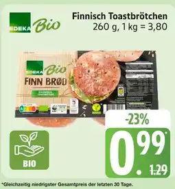 Marktkauf Edeka bio finnisch toastbrötchen Angebot