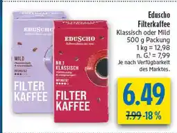 diska Eduscho filterkaffee klassisch Angebot