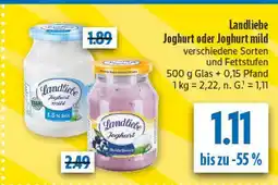 diska Landliebe joghurt mild Angebot