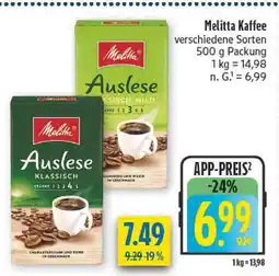 diska Melitta auslese klassisch Angebot
