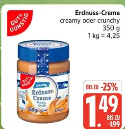 Marktkauf Gut & günstig erdnuss-creme creamy Angebot