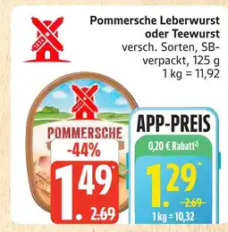 Marktkauf Pommersche leberwurst Angebot