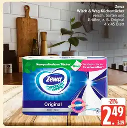 Marktkauf Zewa wisch & weg küchentücher original Angebot