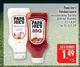Marktkauf Papa joe's knoblauch feinkostsauce Angebot